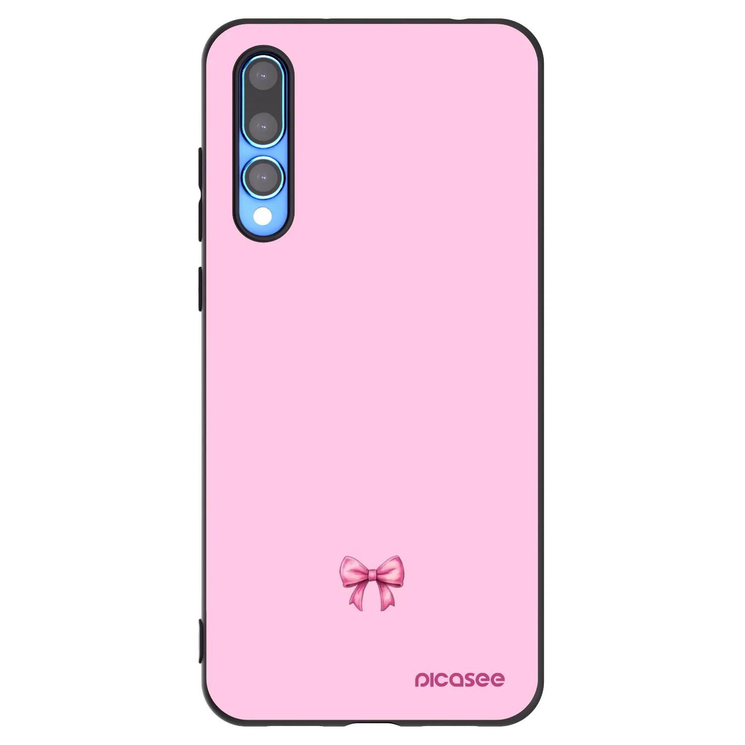 Picasee Huawei P20 Pro Hülle - Schwarzes Silikon - Blush bow