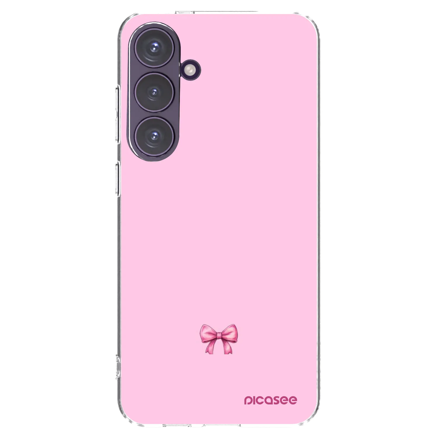 Picasee Samsung Galaxy S24+ S926B 5G Hülle - Transparentes Silikon - Blush bow