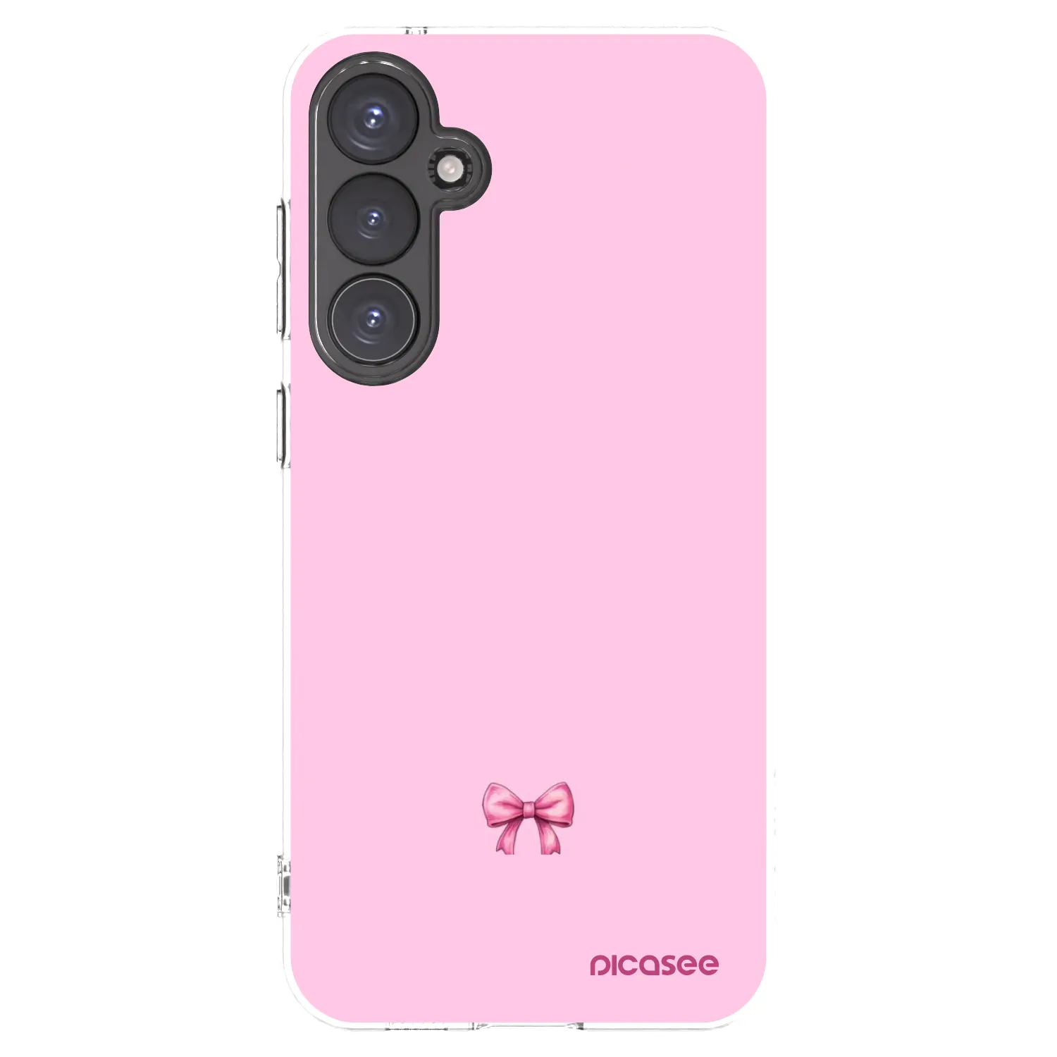 Picasee Samsung Galaxy S23 FE S711B Hülle - Transparentes Silikon - Blush bow