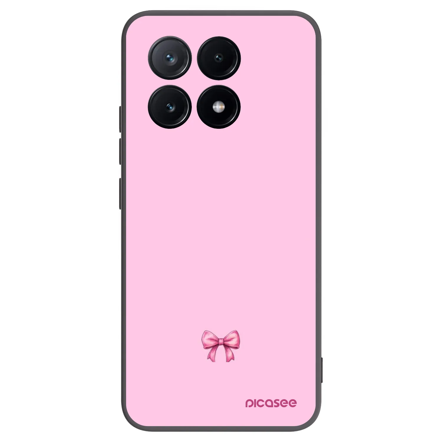 Picasee Xiaomi Poco X6 Pro Hülle - Schwarzes Silikon - Blush bow