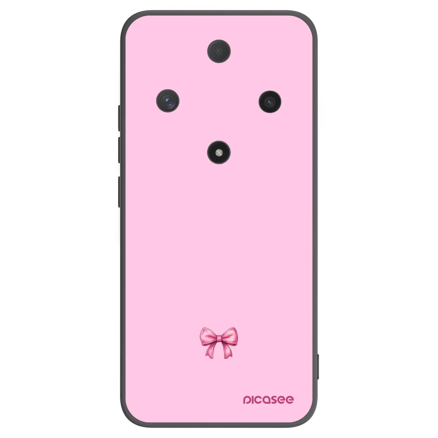 Picasee Honor Magic6 Lite 5G Hülle - Schwarzes Silikon - Blush bow