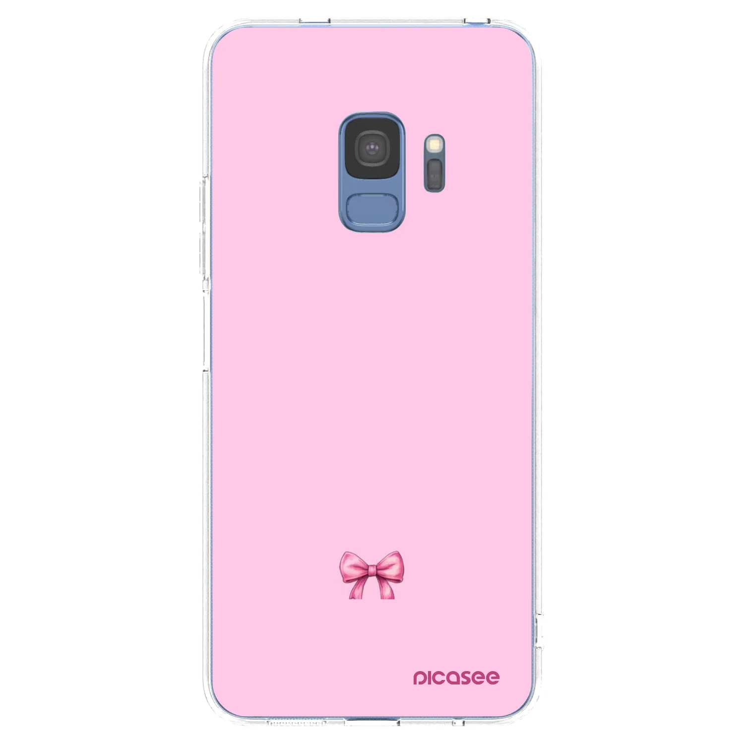 Picasee Samsung Galaxy S9 G960F Hülle - Transparentes Silikon - Blush bow