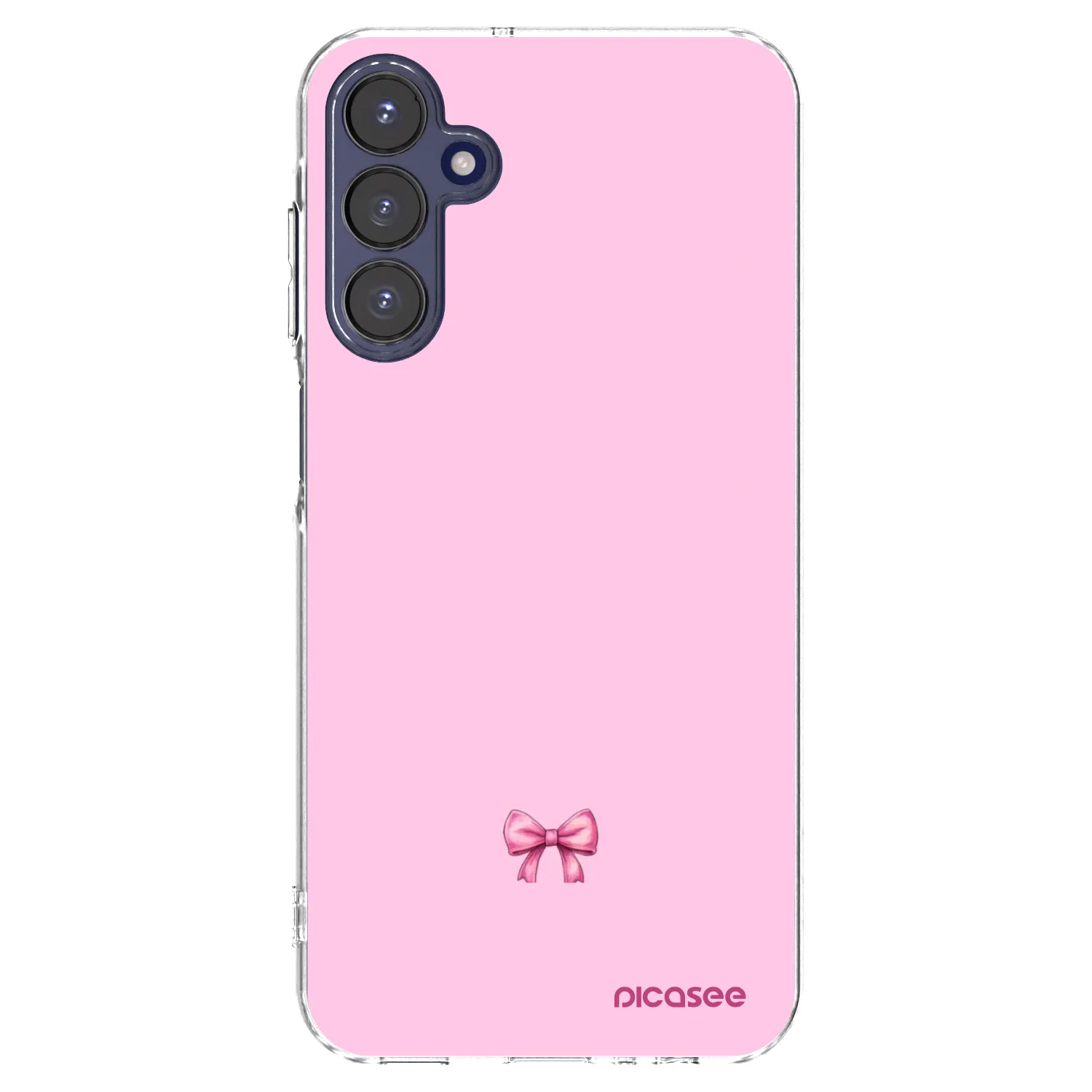 Picasee Samsung Galaxy A15 A155F 4G Hülle - Transparentes Silikon - Blush bow