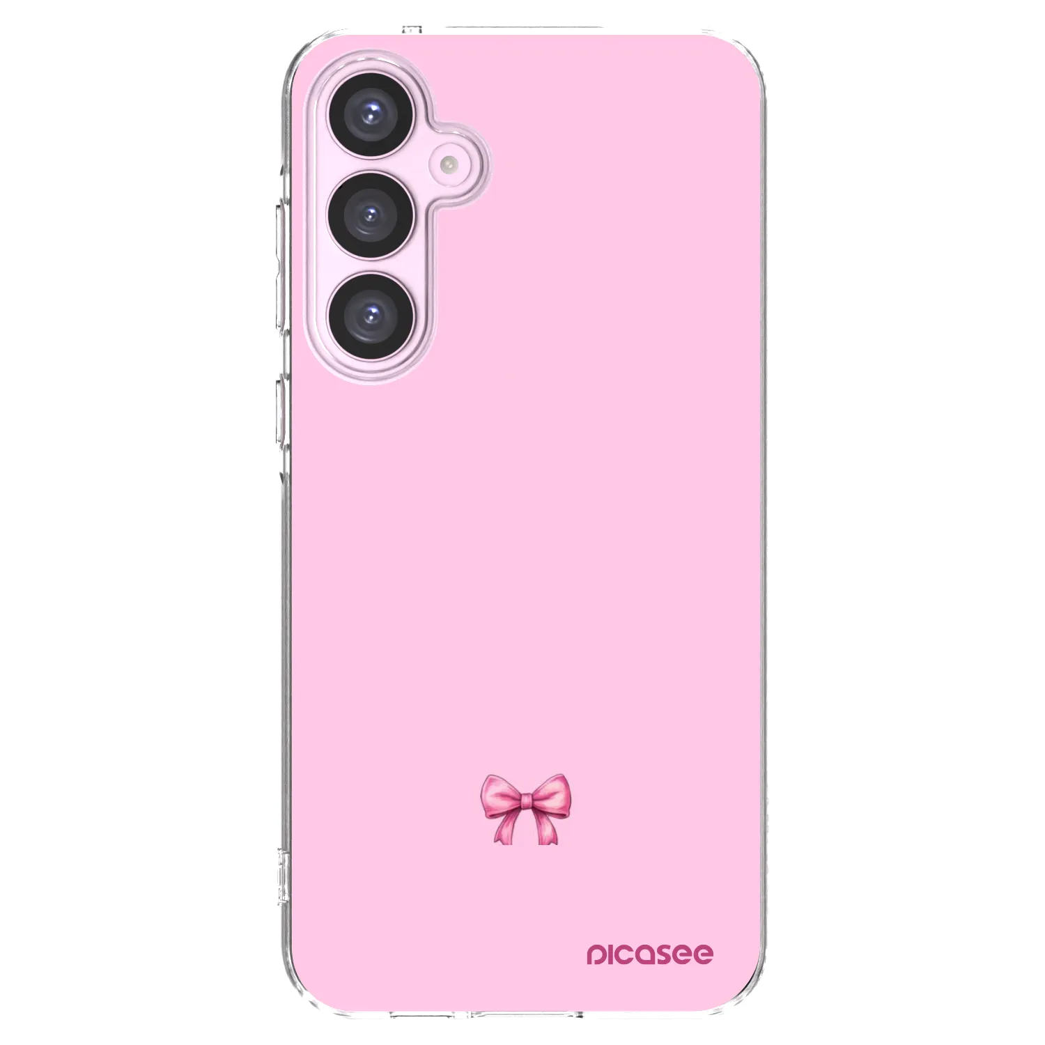 Picasee Samsung Galaxy A55 5G A556B Hülle - Transparentes Silikon - Blush bow