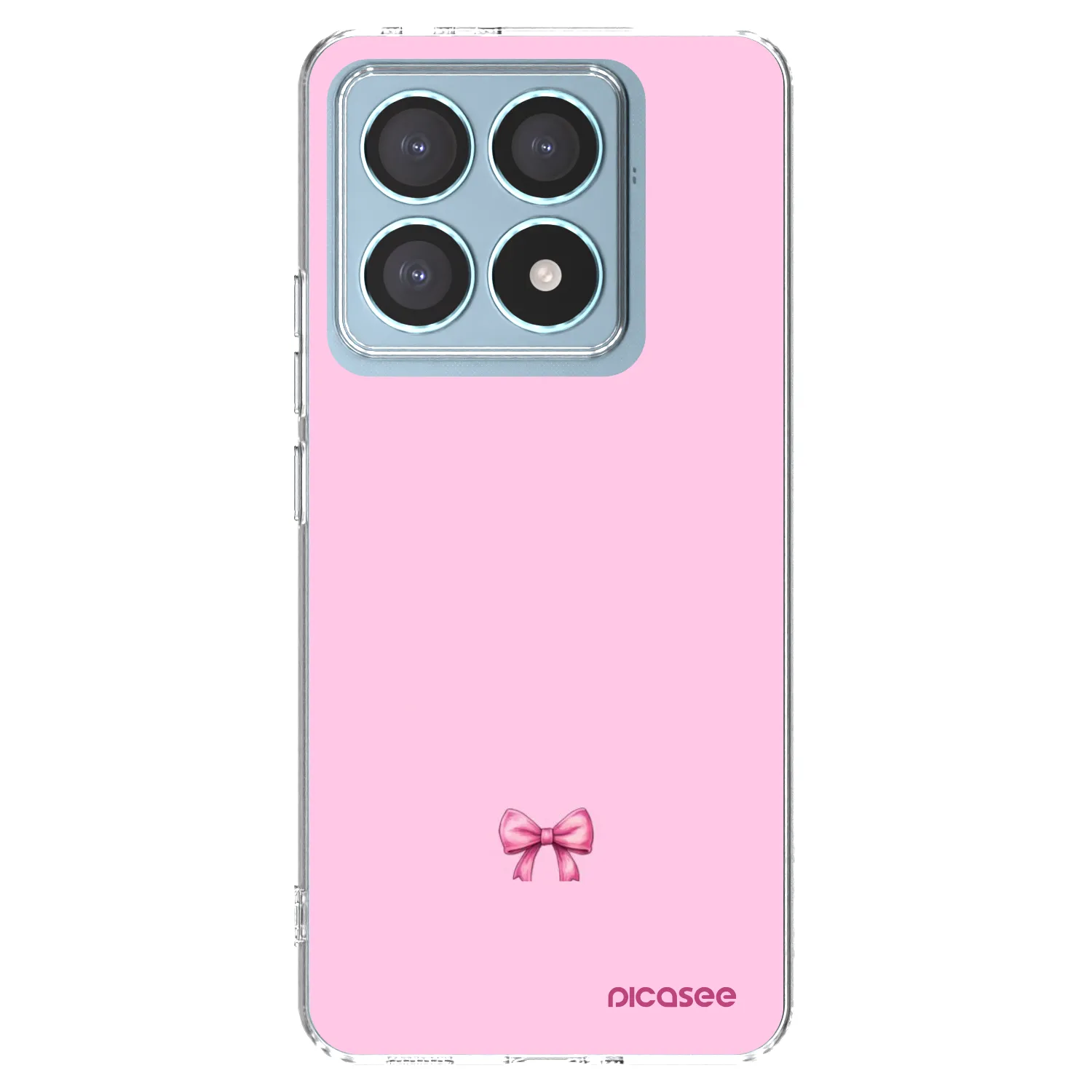 Picasee Xiaomi 14T Pro Hülle - Transparentes Silikon - Blush bow