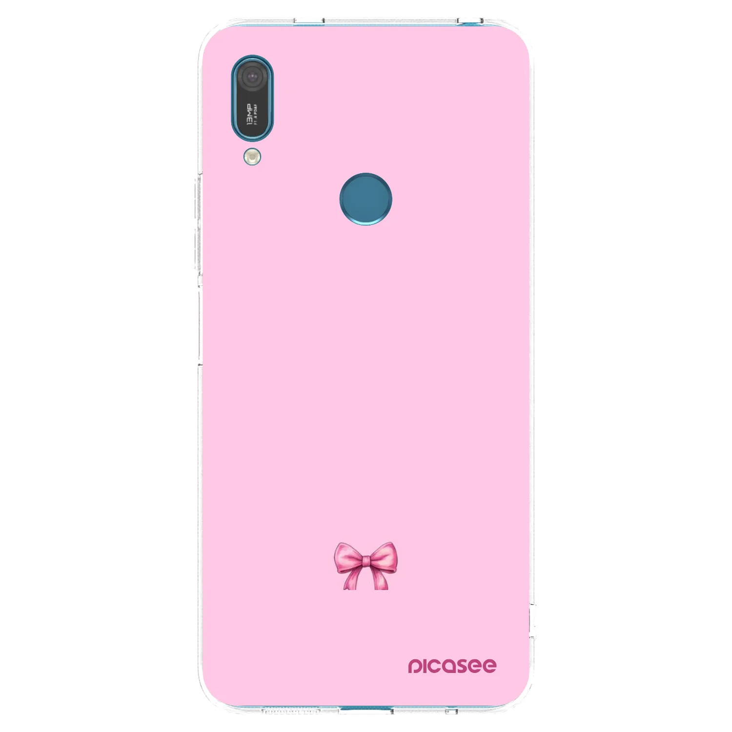 Picasee Huawei Y7 2019 Hülle - Transparentes Silikon - Blush bow
