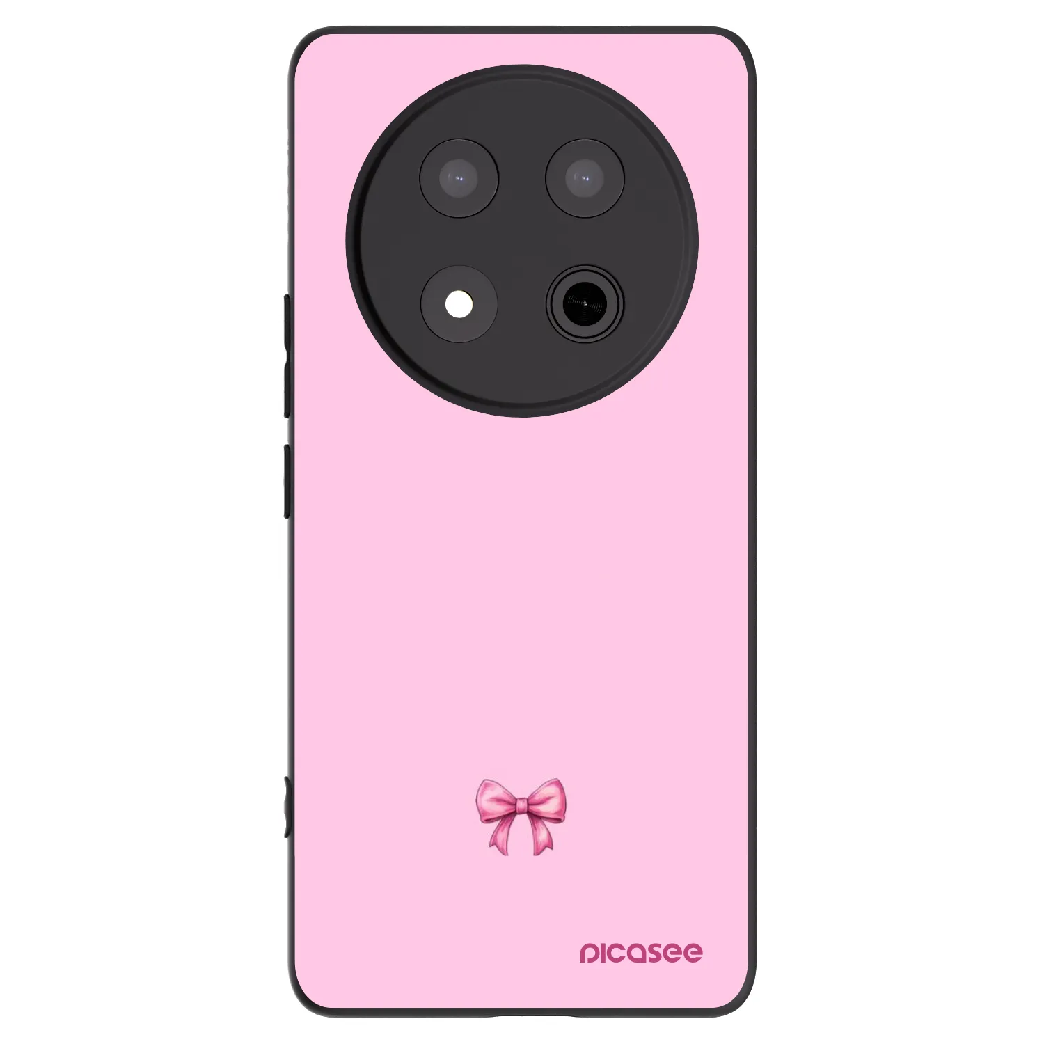 Picasee Honor Magic7 Lite 5G Hülle - Schwarzes Silikon - Blush bow