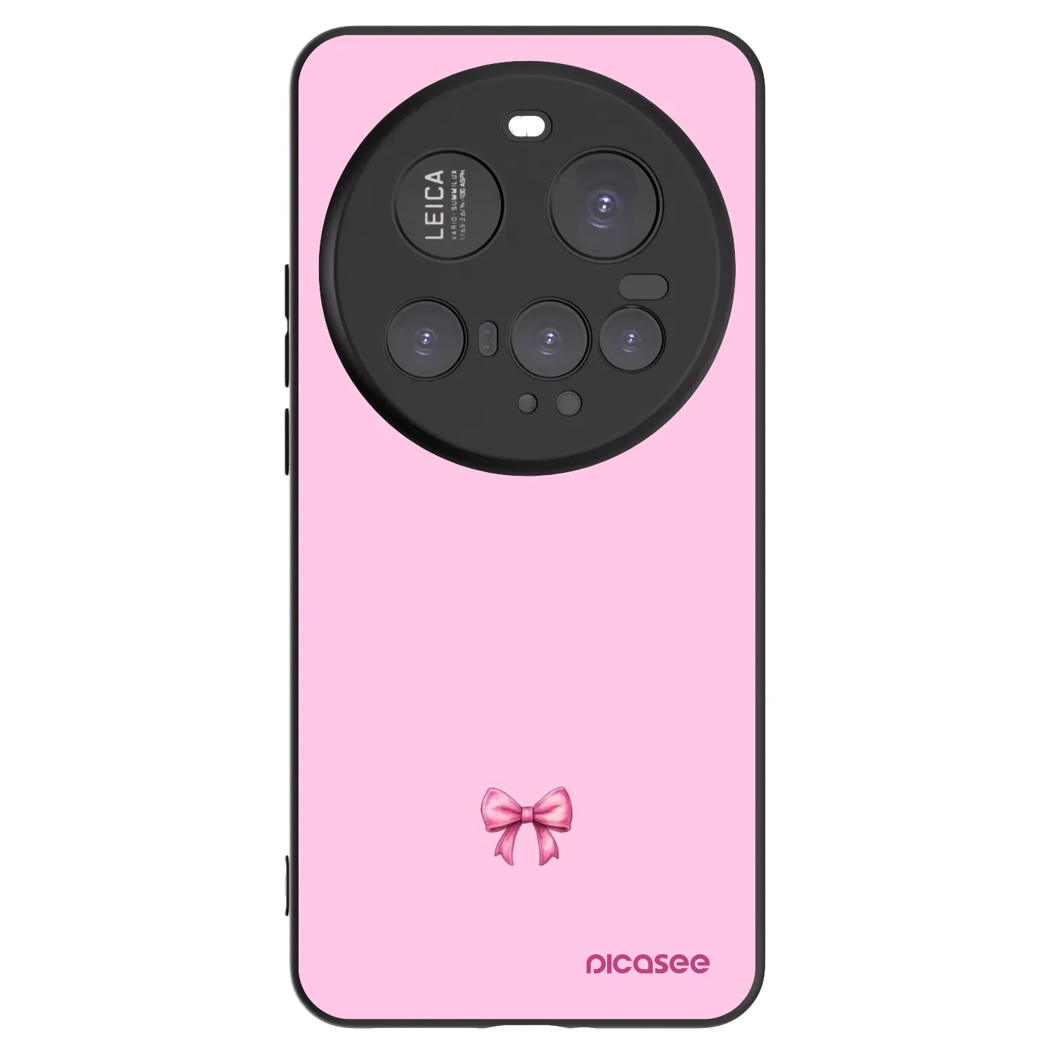 Picasee Xiaomi 15 Ultra Hülle - Schwarzes Silikon - Blush bow