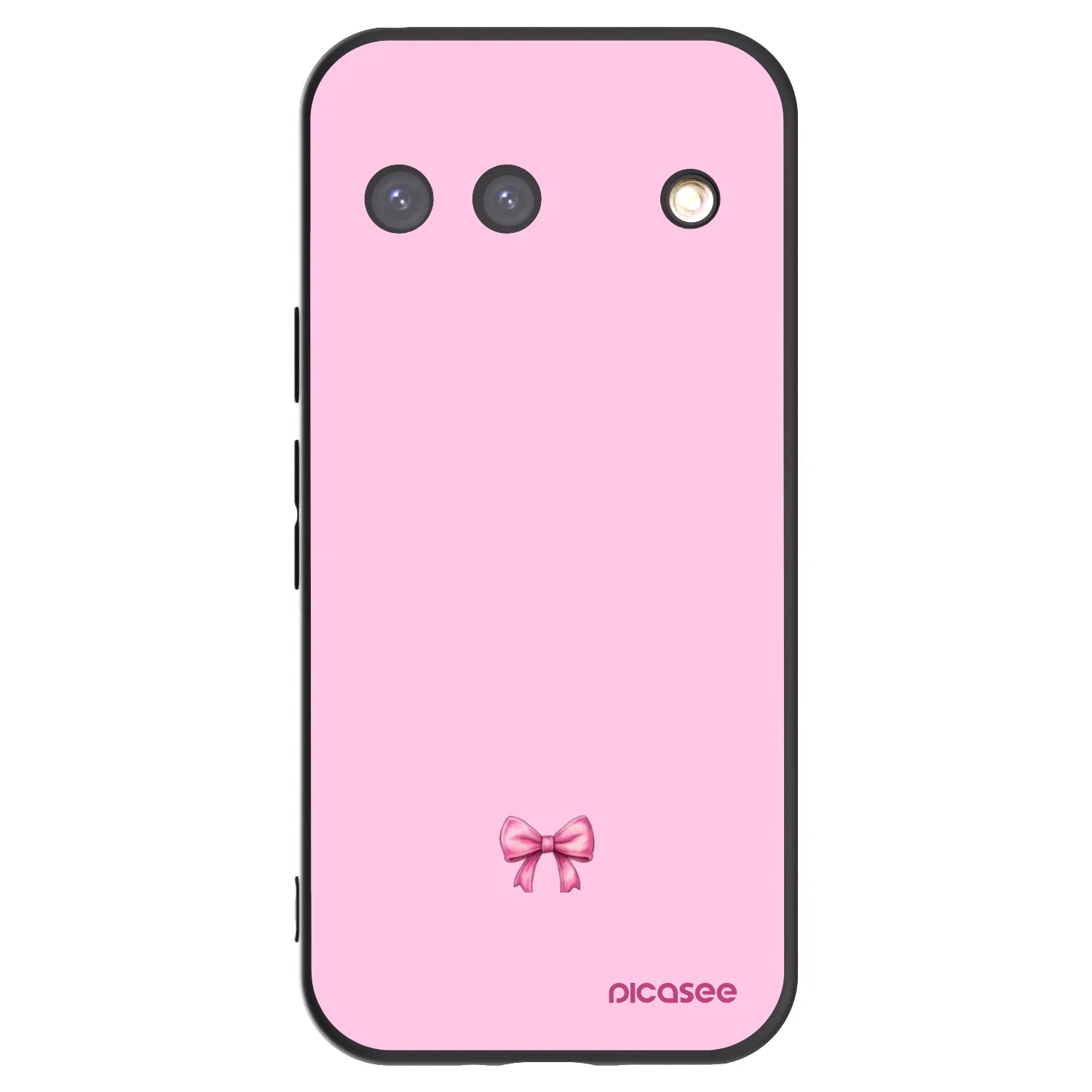 Picasee Google Pixel 9 Hülle - Schwarzes Silikon - Blush bow