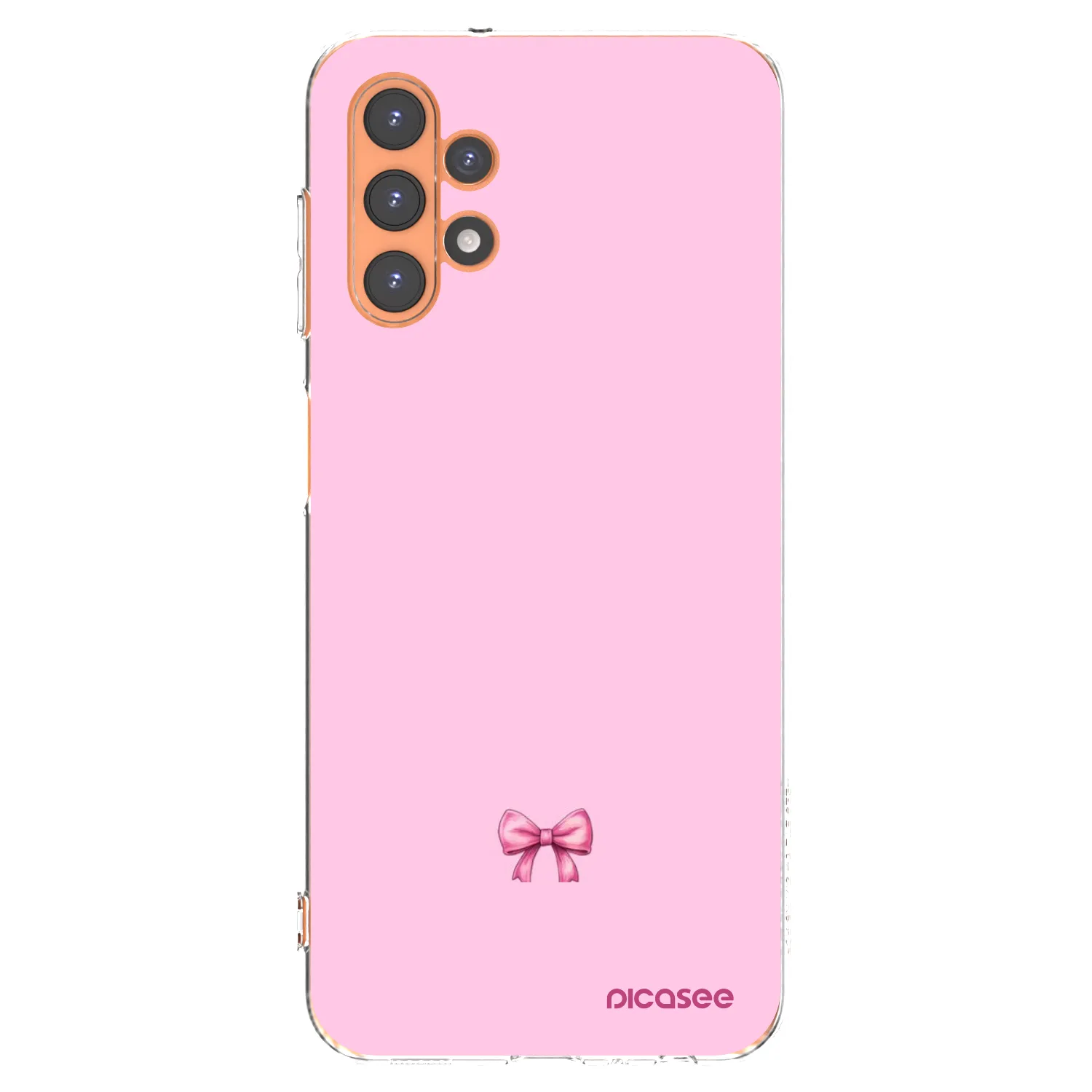 Picasee Samsung Galaxy A13 5G Hülle - Transparentes Silikon - Blush bow