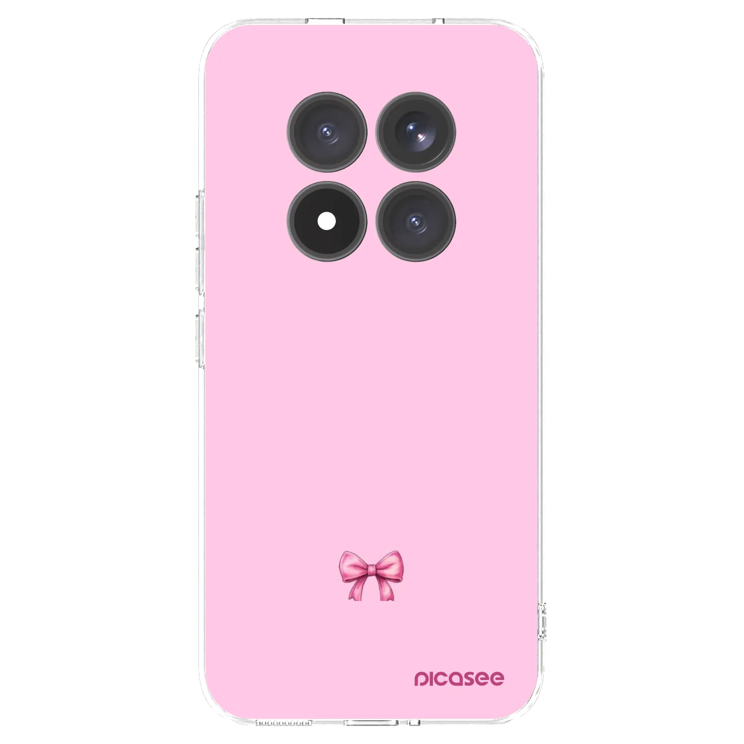 Picasee Xiaomi Redmi Note 15 Pro+ Hülle - Transparentes Silikon - Blush bow