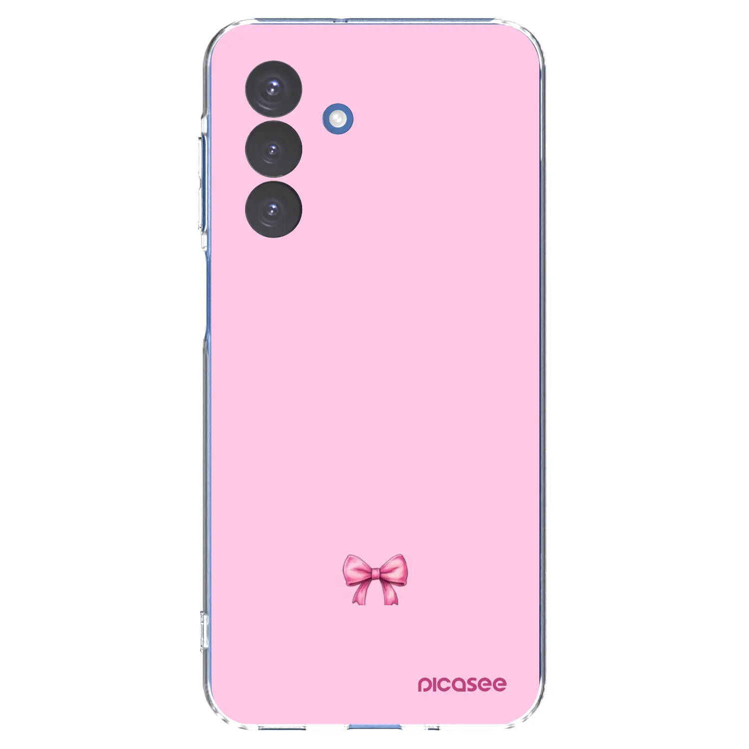 Picasee Samsung Galaxy A17 5G Hülle - Transparentes Silikon - Blush bow