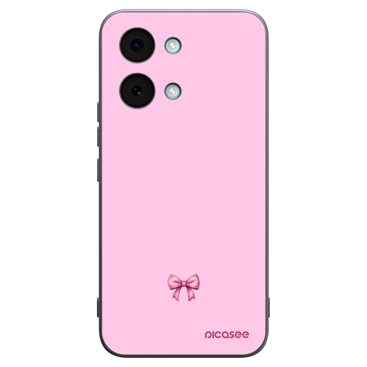 Picasee Xiaomi Poco X8 Pro Max Hülle - Schwarzes Silikon - Blush bow