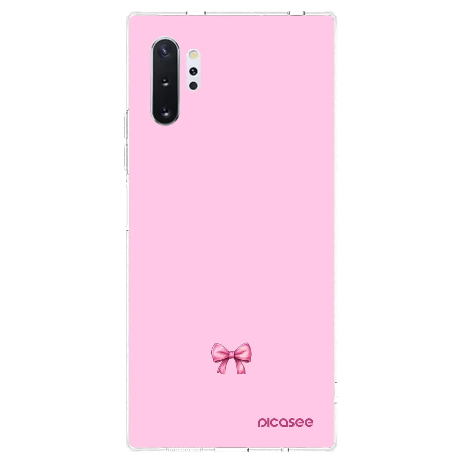 Picasee Samsung Galaxy Note 10+ N975F Hülle - Transparentes Silikon - Blush bow