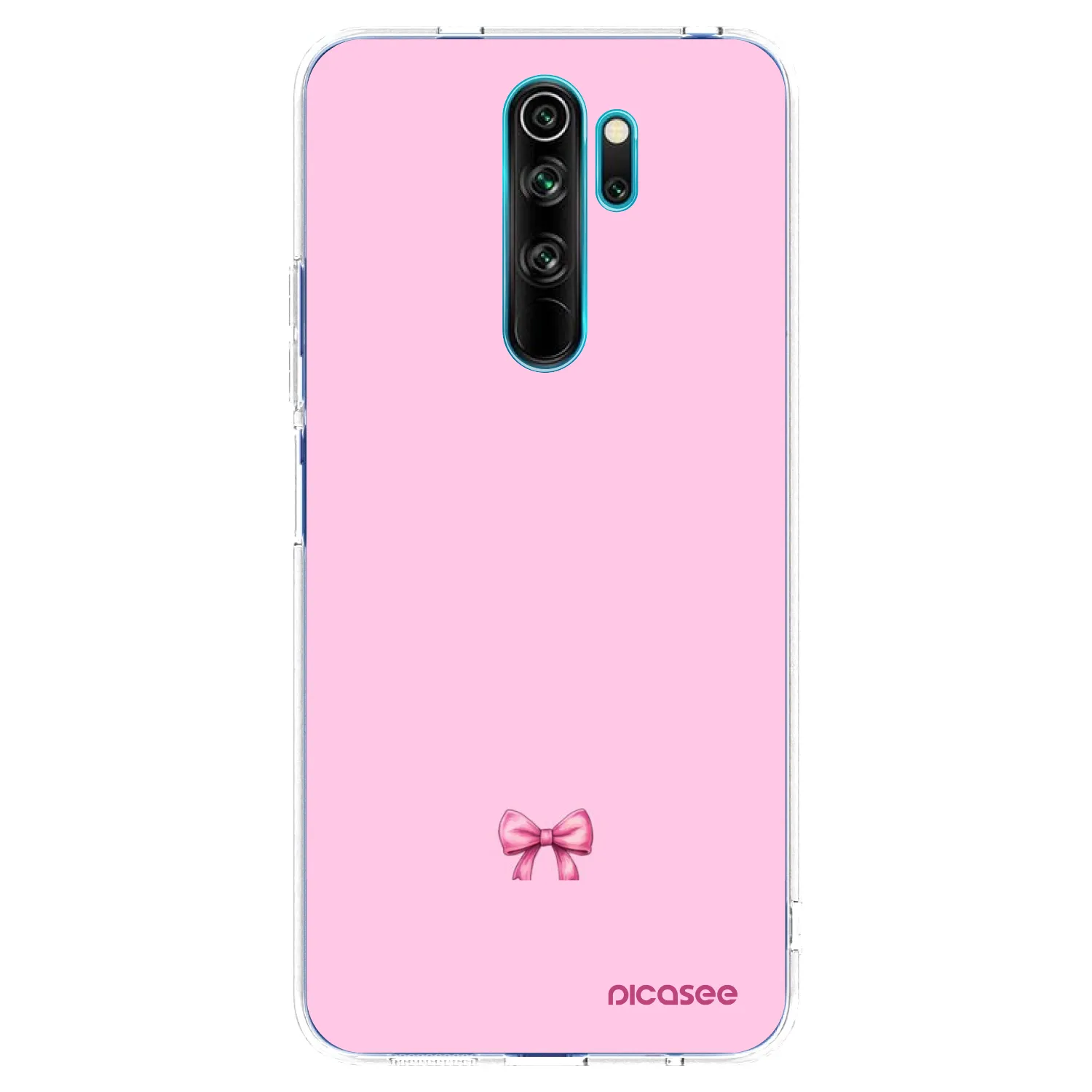 Picasee Xiaomi Redmi Note 8 Pro Hülle - Transparentes Silikon - Blush bow