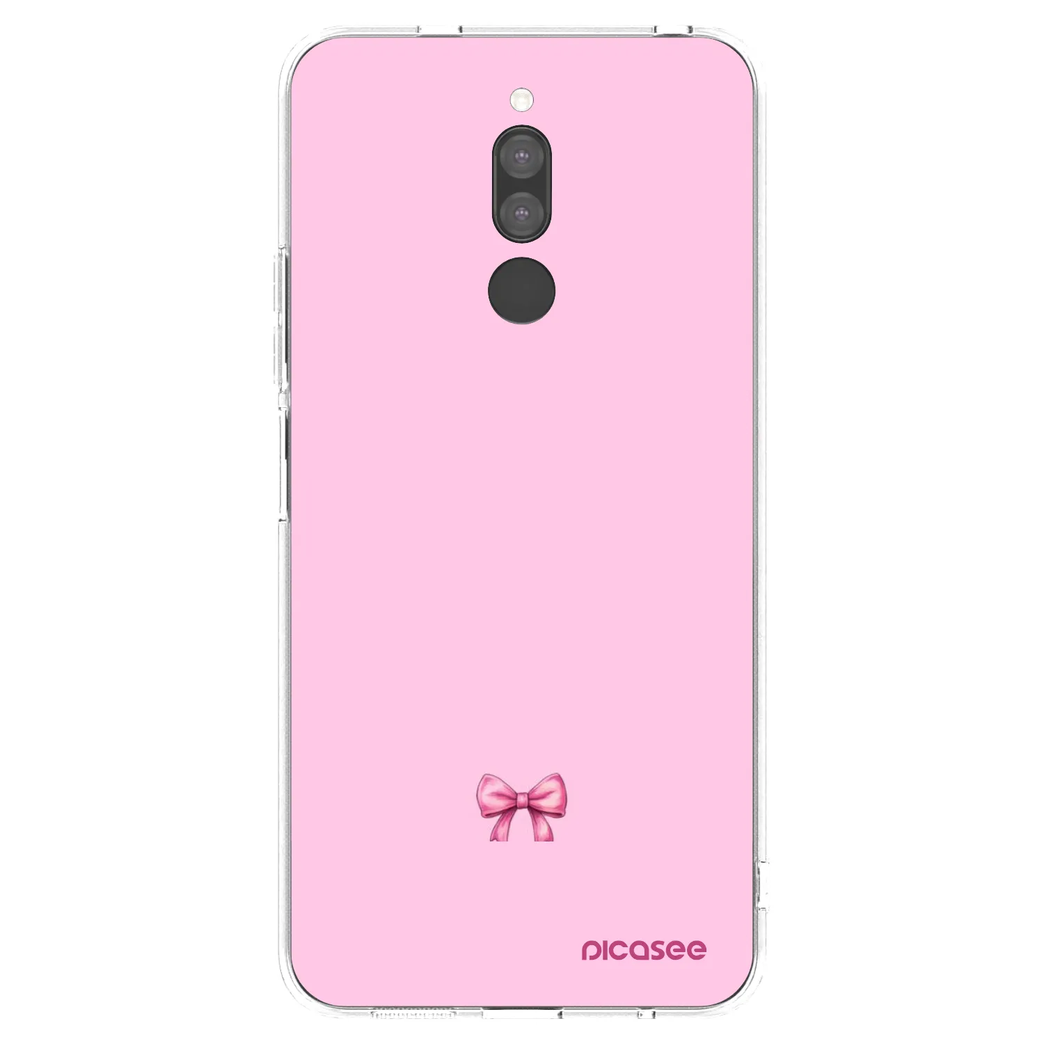 Picasee Xiaomi Redmi 8 Hülle - Transparentes Silikon - Blush bow