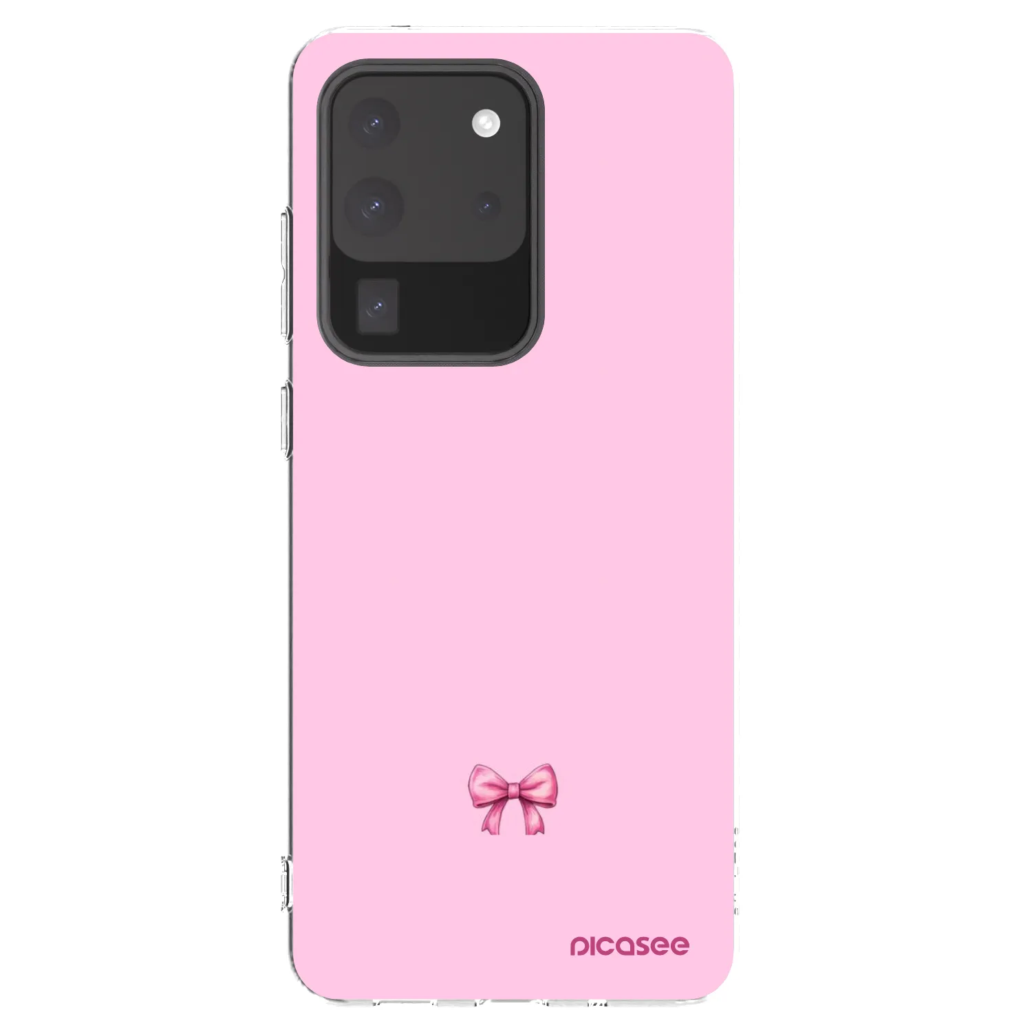 Picasee Samsung Galaxy S20 Ultra 5G G988F Hülle - Transparentes Silikon - Blush bow