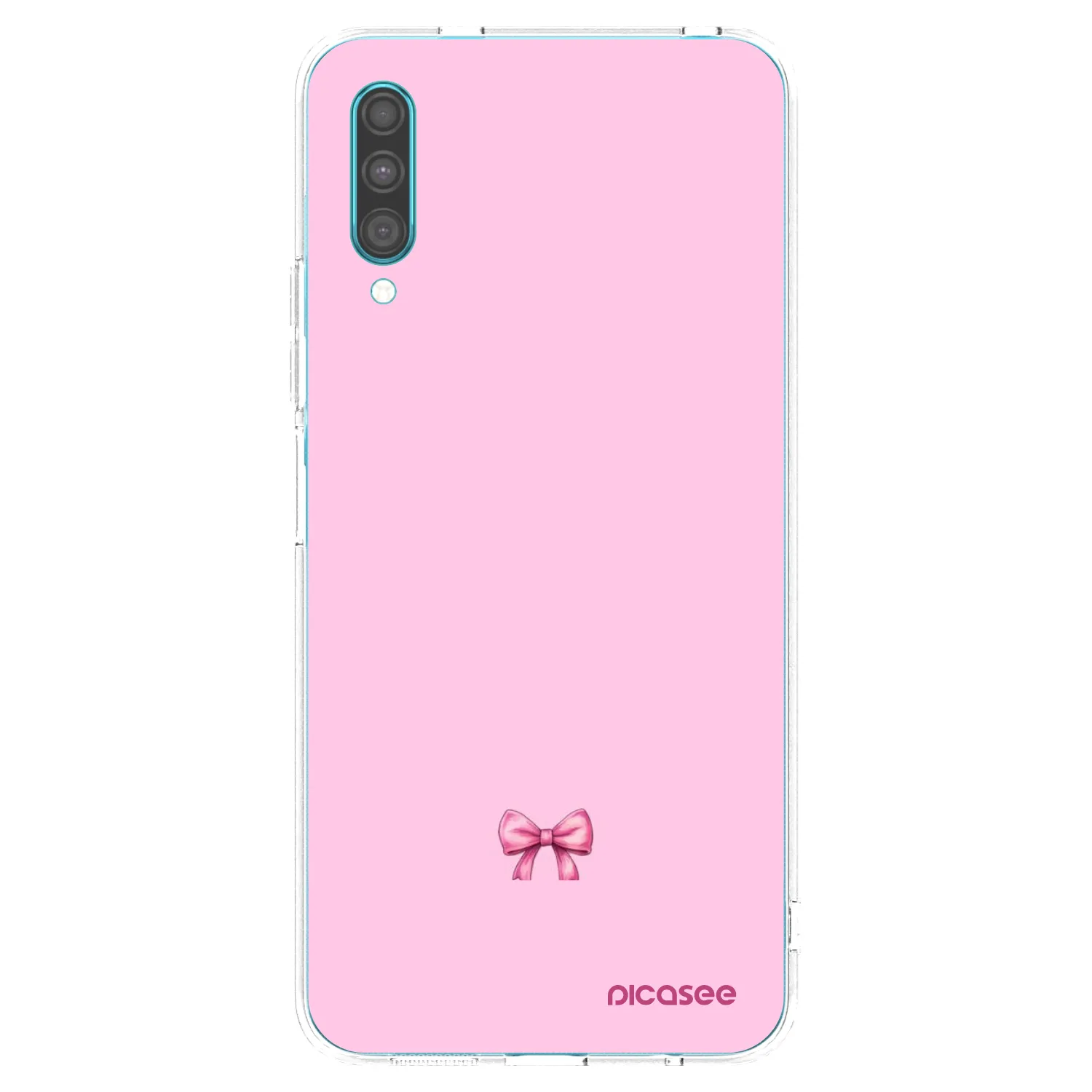 Picasee Samsung Galaxy A30s A307F Hülle - Transparentes Silikon - Blush bow