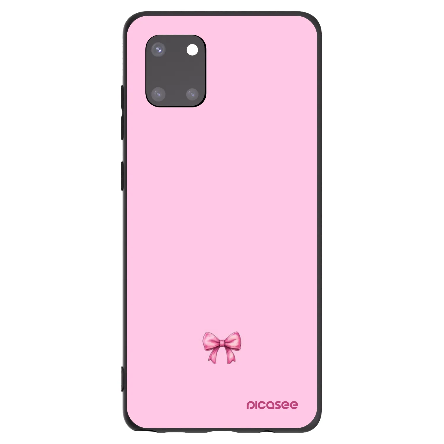 Picasee Samsung Galaxy Note 10 Lite N770F Hülle - Schwarzes Silikon - Blush bow