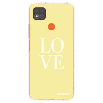 Picasee Xiaomi Redmi 9C Hülle - Transparentes Silikon - Love