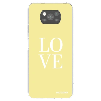 Picasee Xiaomi Poco X3 Pro Hülle - Schwarzes Silikon - Love