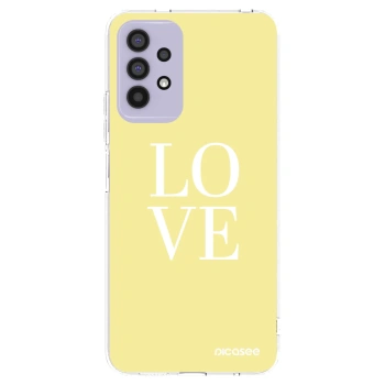 Picasee Samsung Galaxy A32 4G SM-A325F Hülle - Transparentes Silikon - Love