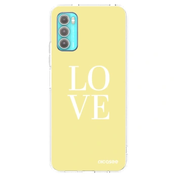 Picasee Motorola Moto G60 Hülle - Transparentes Silikon - Love
