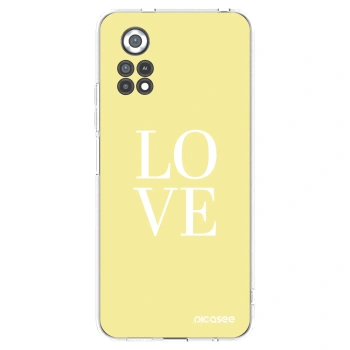 Picasee Xiaomi Poco X4 Pro 5G Hülle - Transparentes Silikon - Love