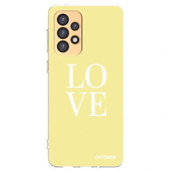 Picasee Samsung Galaxy A33 5G A336 Hülle - Transparentes Silikon - Love