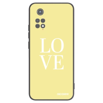 Picasee Xiaomi Redmi Note 11S 5G Hülle - Schwarzes Silikon - Love