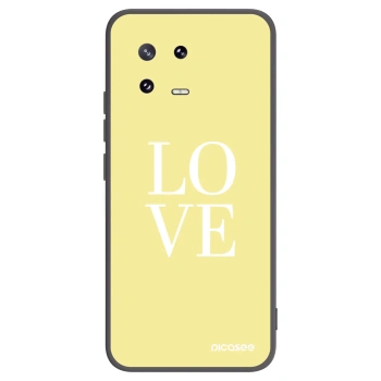Picasee Xiaomi 13 Pro Hülle - Schwarzes Silikon - Love