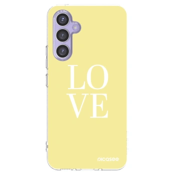Picasee Samsung Galaxy A54 5G A546B Hülle - Transparentes Silikon - Love