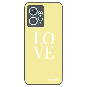 Picasee Xiaomi Redmi Note 12 4G Hülle - Schwarzes Silikon - Love