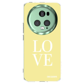 Picasee Honor Magic5 Pro Hülle - Transparentes Silikon - Love