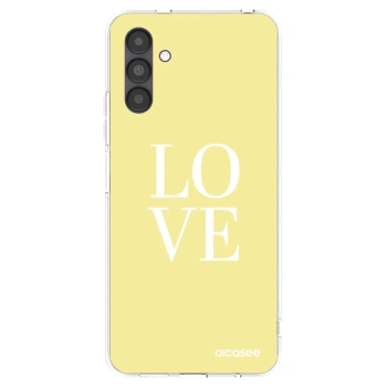 Picasee Samsung Galaxy A04s A047F Hülle - Transparentes Silikon - Love