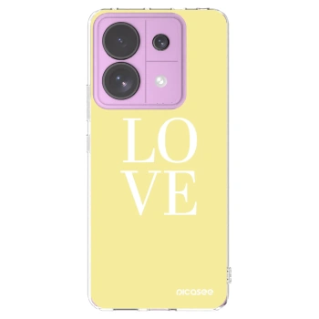 Picasee Xiaomi Redmi Note 13 Pro 5G Hülle - Transparentes Silikon - Love
