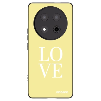 Picasee Honor Magic7 Lite 5G Hülle - Schwarzes Silikon - Love