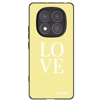 Picasee Xiaomi Redmi Note 14 Pro 4G Hülle - Schwarzes Silikon - Love