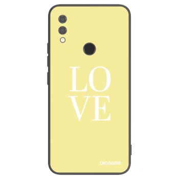 Picasee Xiaomi Redmi Note 7 Hülle - Schwarzes Silikon - Love