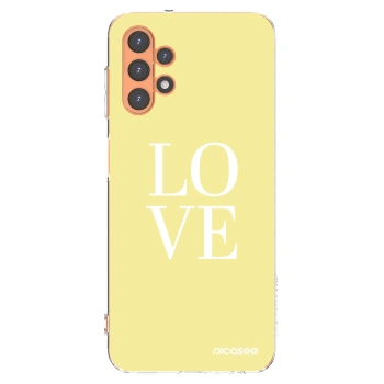 Picasee Samsung Galaxy A13 5G Hülle - Transparentes Silikon - Love