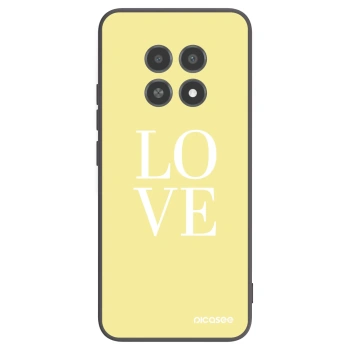 Picasee Realme 12X Hülle - Schwarzes Silikon - Love