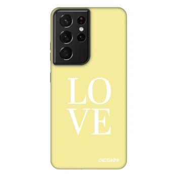 Picasee Fashion Case für Samsung Galaxy S21 Ultra 5G G998B - Love