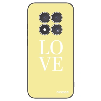 Picasee Xiaomi Redmi Note 15 Pro 4G Hülle - Schwarzes Silikon - Love