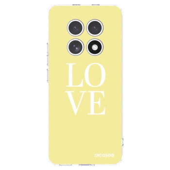 Picasee Xiaomi Redmi Note 15 Hülle - Transparentes Silikon - Love