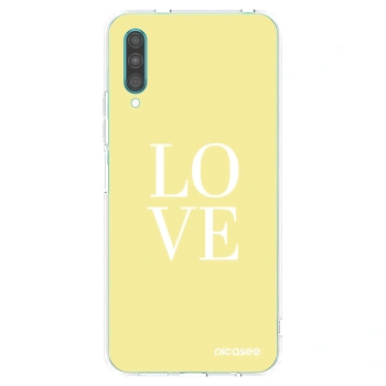 Picasee Samsung Galaxy A30s A307F Hülle - Transparentes Silikon - Love