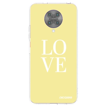 Picasee Xiaomi Poco F2 Pro Hülle - Transparentes Silikon - Love
