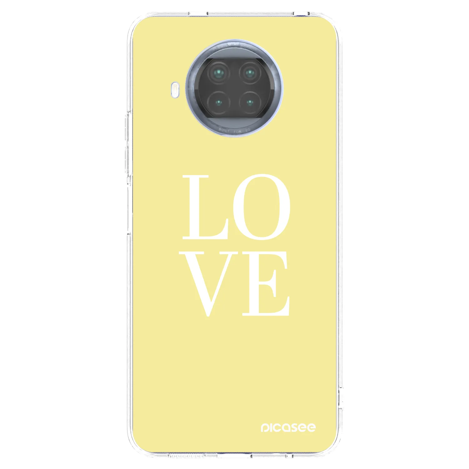 Picasee Xiaomi Mi 10T Lite Hülle - Transparentes Silikon - Love