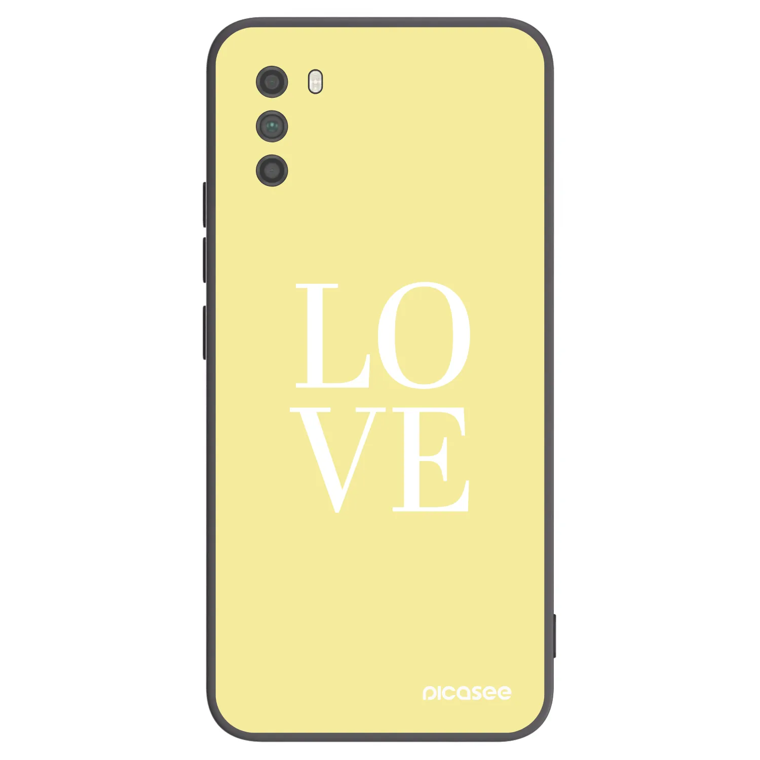 Picasee Xiaomi Poco M3 Hülle - Schwarzes Silikon - Love