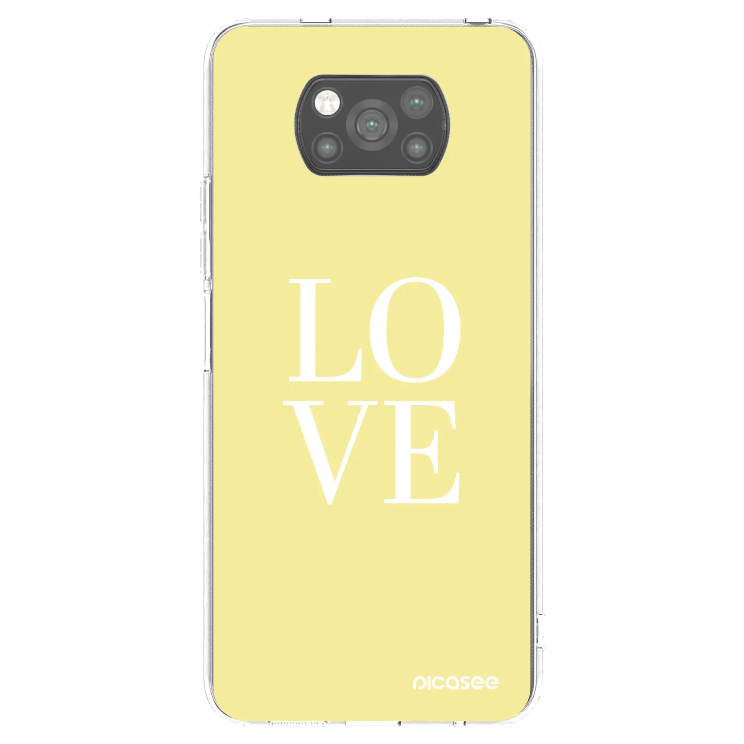 Picasee Xiaomi Poco X3 Pro Hülle - Schwarzes Silikon - Love