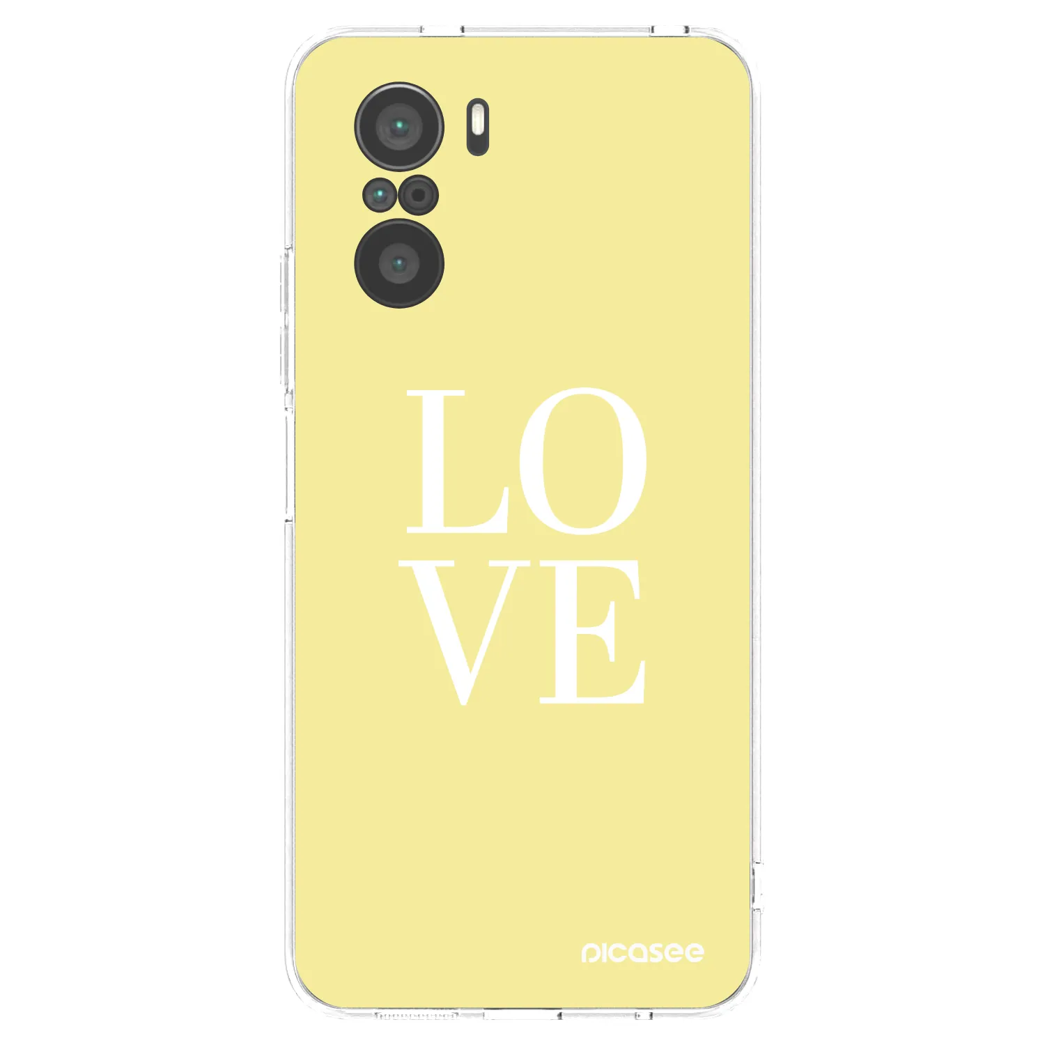 Picasee Xiaomi Poco F3 Hülle - Transparentes Silikon - Love